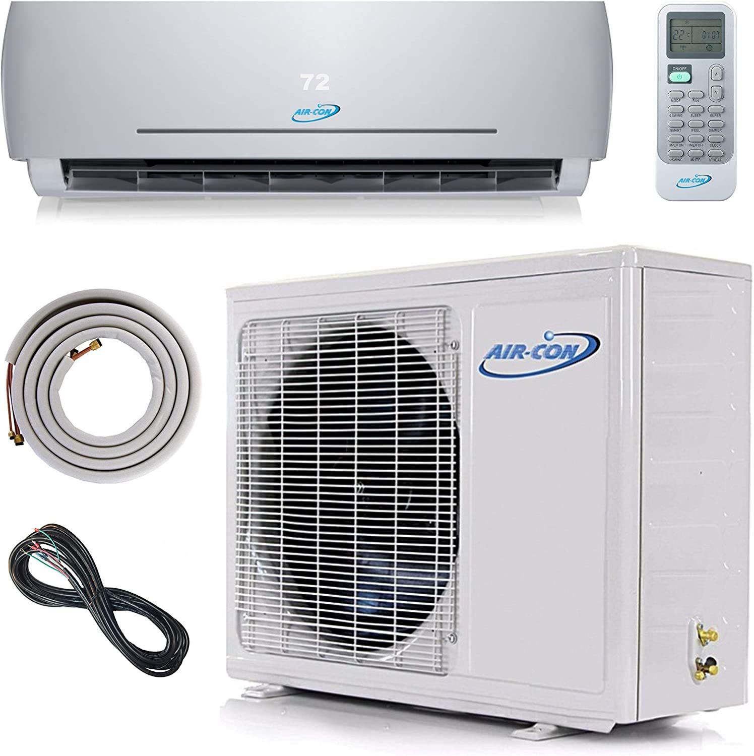 24000 BTU Ductless Air Conditioner Mini Split AC/Heating System Heat Pump 20.50 SEER