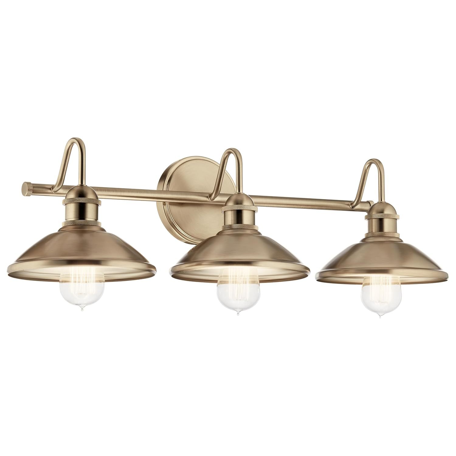 Kichler Lighting Clyde 3 - Light Vanity in  Champagne Bronze