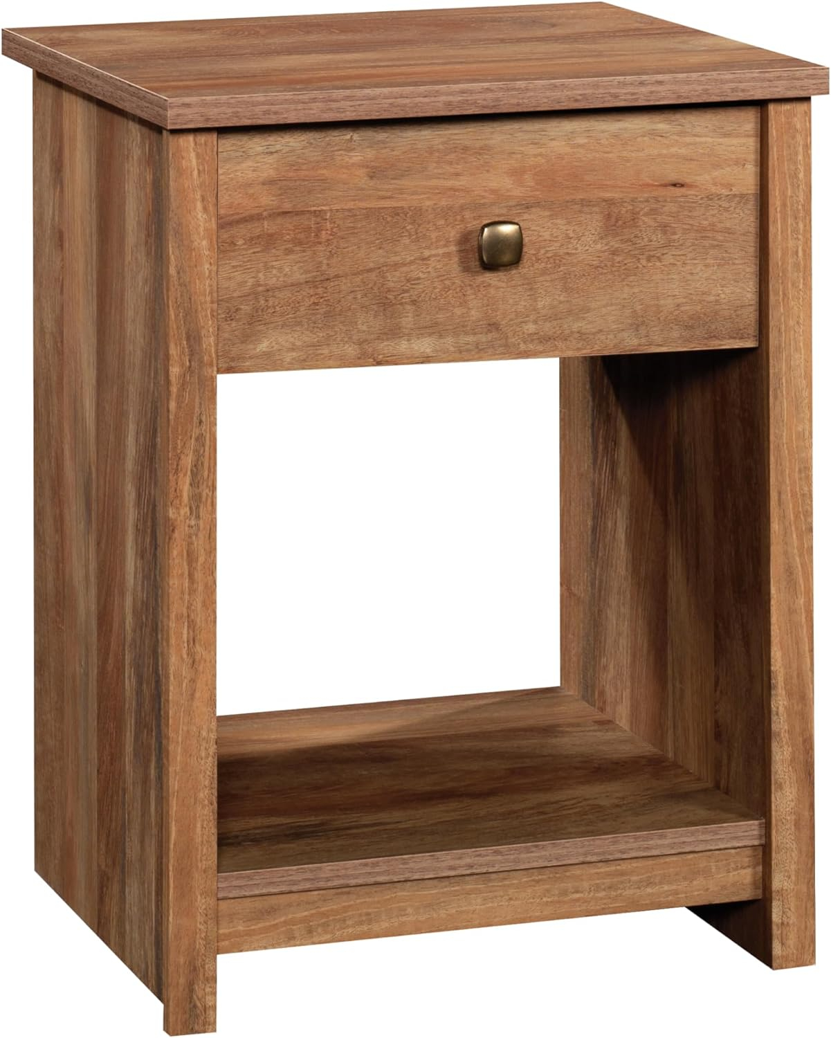 Sauder River Ranch Night Stand, Grand Walnut Finish