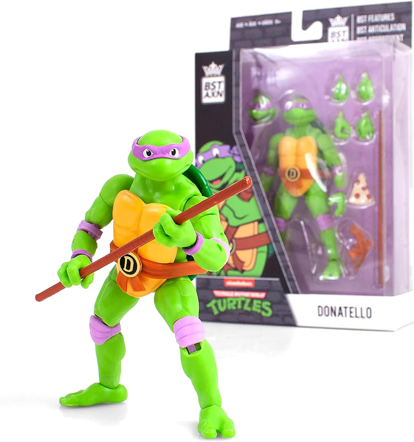 Loyal Subjects - BST AXN Teenage Mutant Ninja Turtles Donatello 5 Action Figure (Net), Loyal Subjects, Gifts