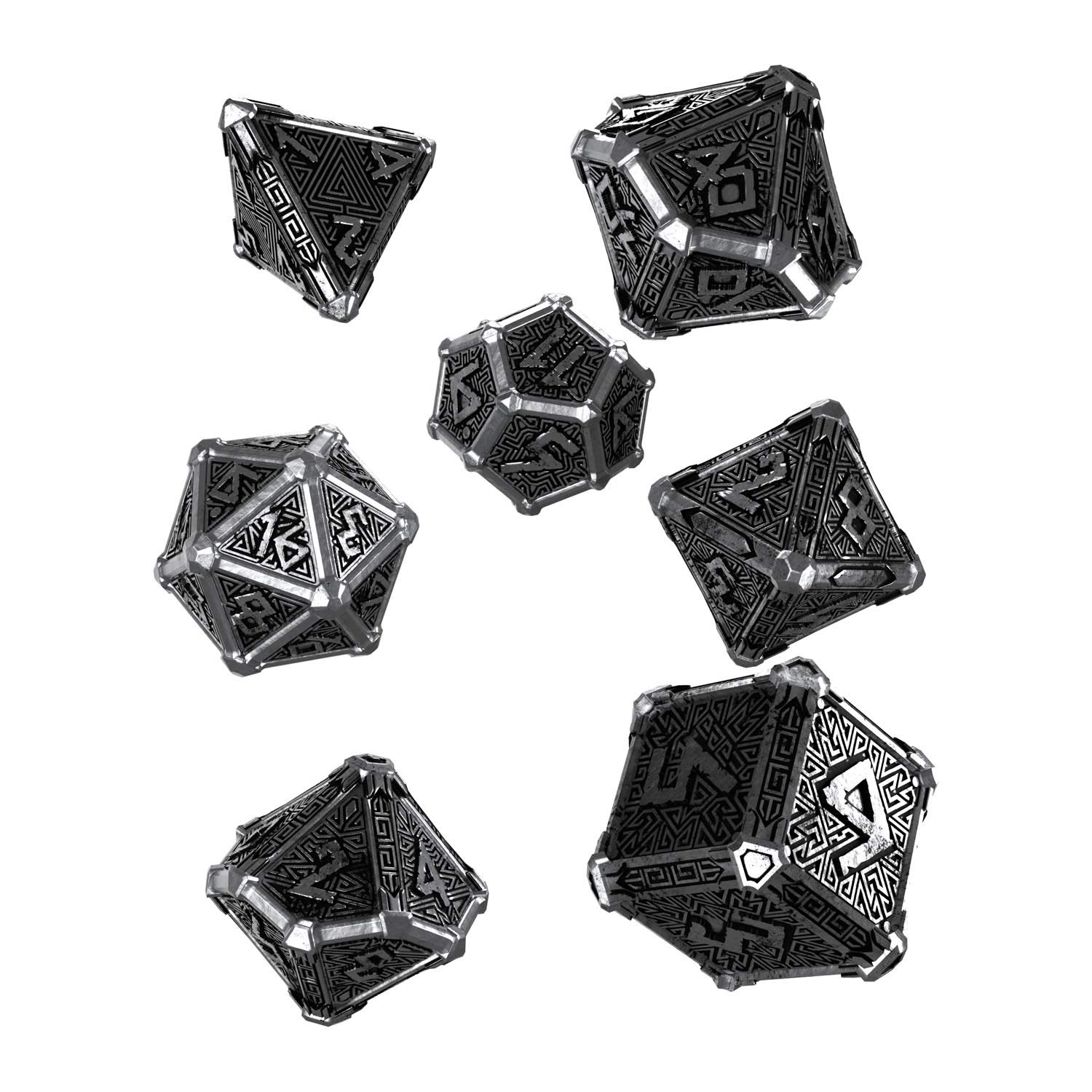 Q Workshop Mythical Metal Dice Set