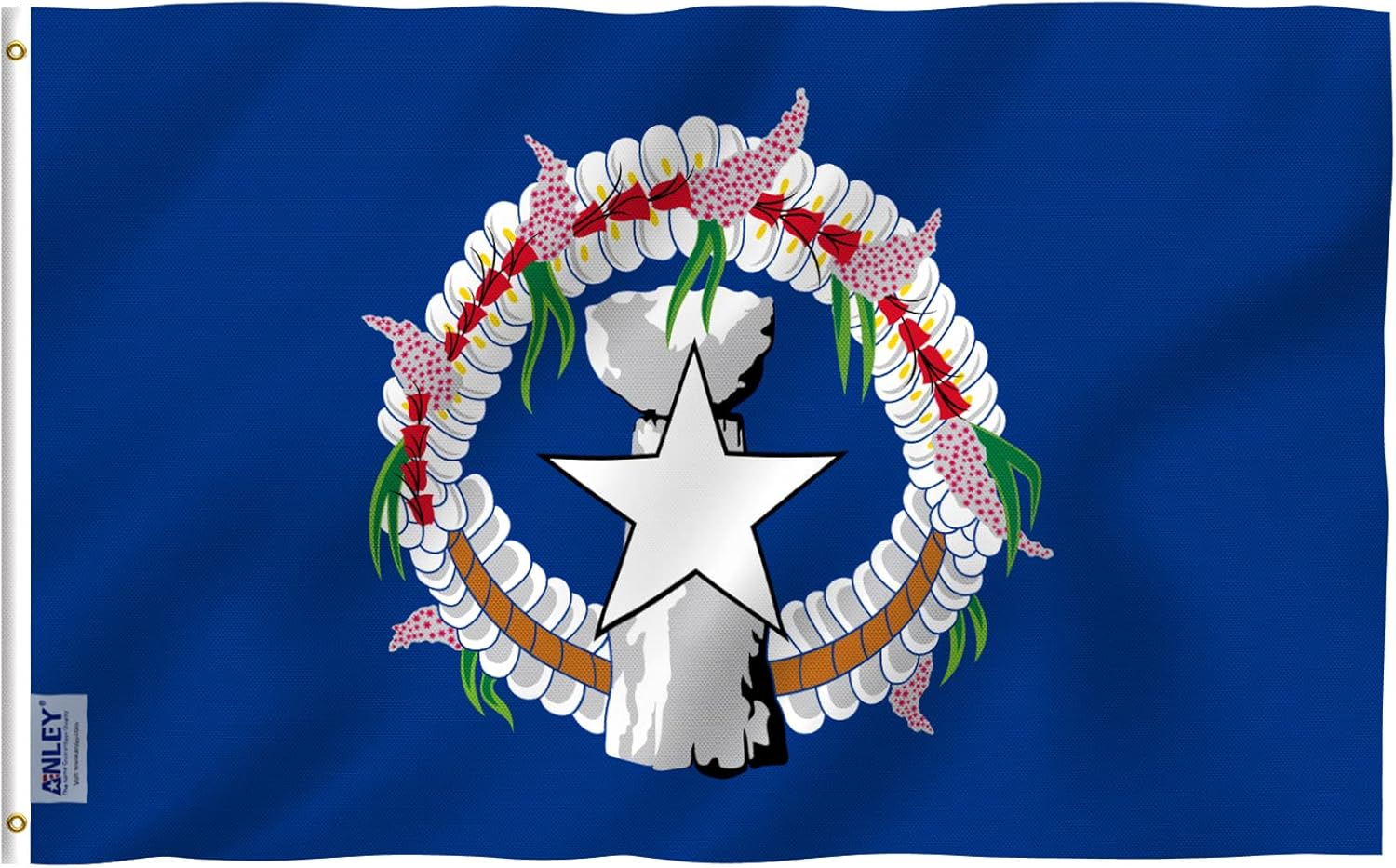 ANLEY 3 ft x 5 ft Northern Mariana Islands flag - Northern Mariana Islander Flags