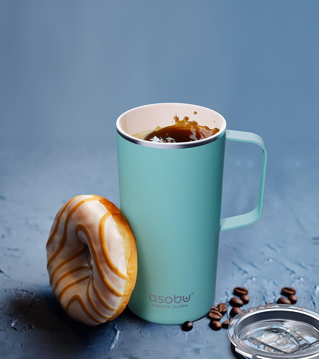 Asobu Tower Mug SM90 - Thermal cup - 20.3 fl.oz - black