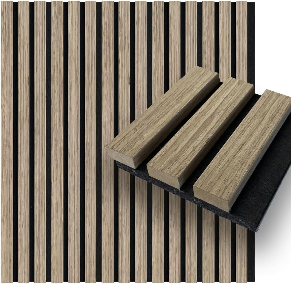 Concord Acoustic Wall Panels | Sample - Silver Ash | 5” x 5” | Soundproof Paneling | - COA1410