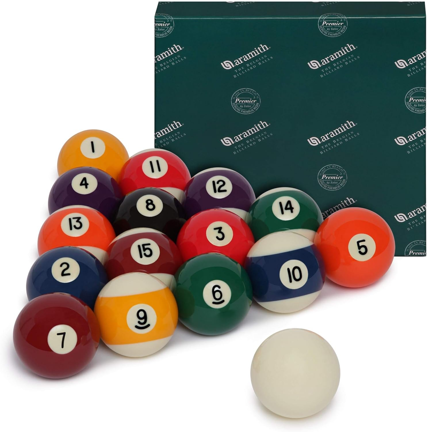 Aramith Premier Billiard Pool Ball Set 2 1/4"