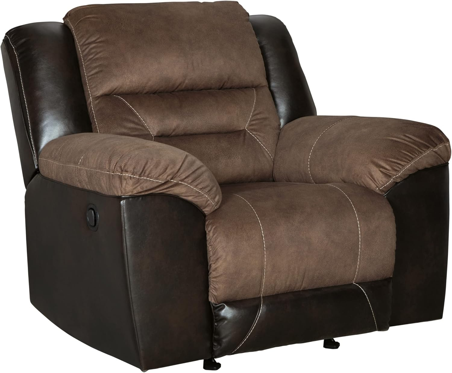 Signature Design by Ashley Earhart Rocker Recliner in Chestnut