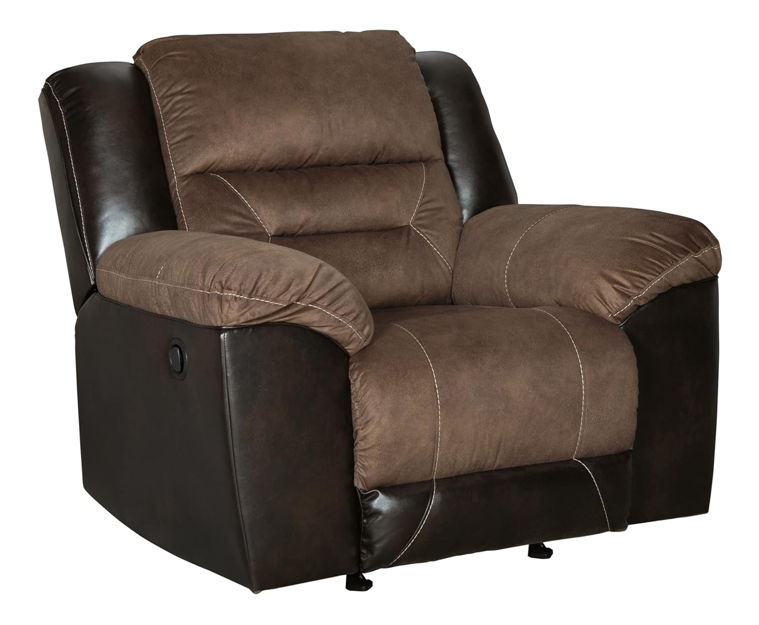 Signature Design by Ashley Earhart Rocker Recliner in Chestnut