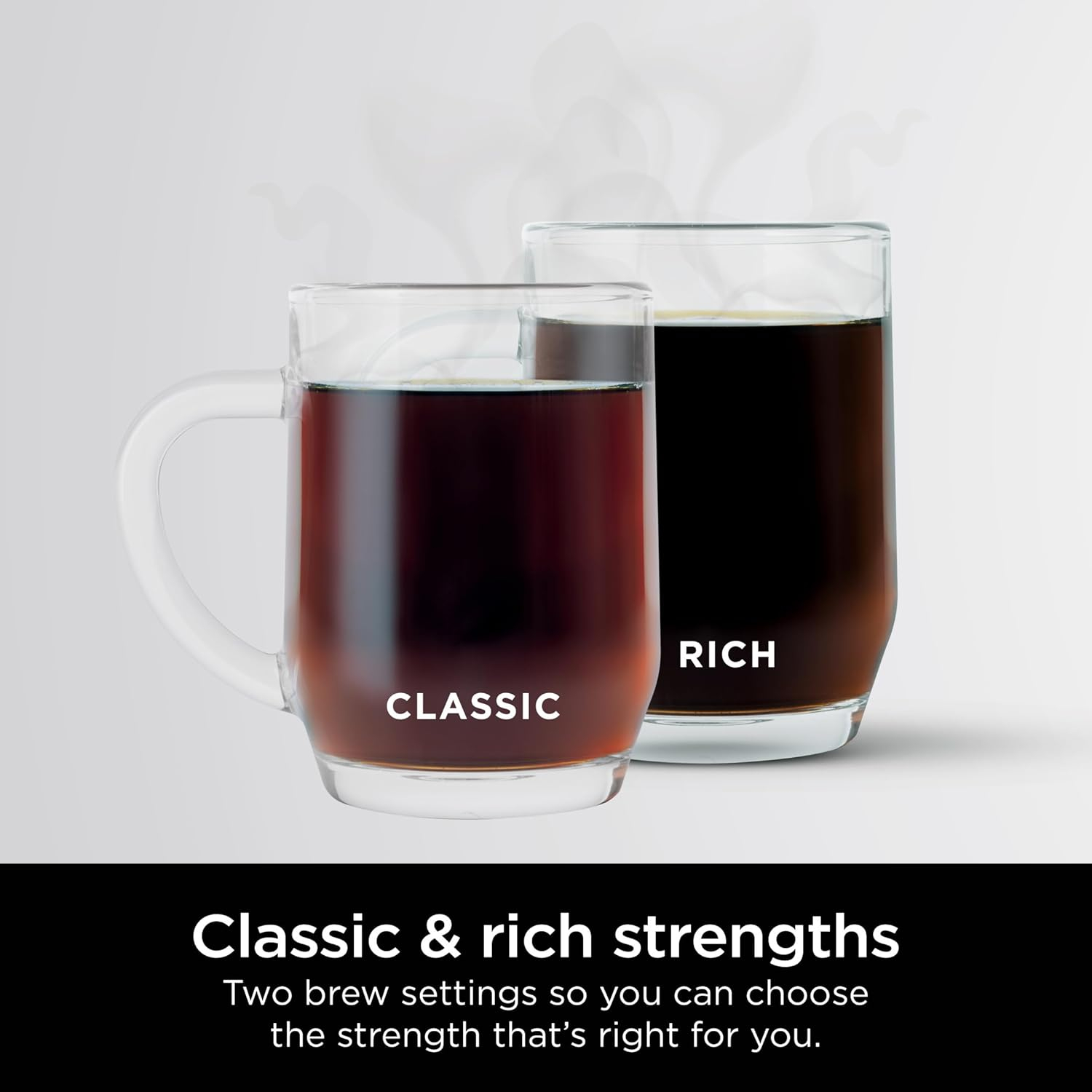 Ninja 12-Cup Programmable Coffee Maker with Classic and Rich Brews, 60 oz. Water Reservoir, and Thermal Flavor Extraction (CE201), Black/Stainless Steel