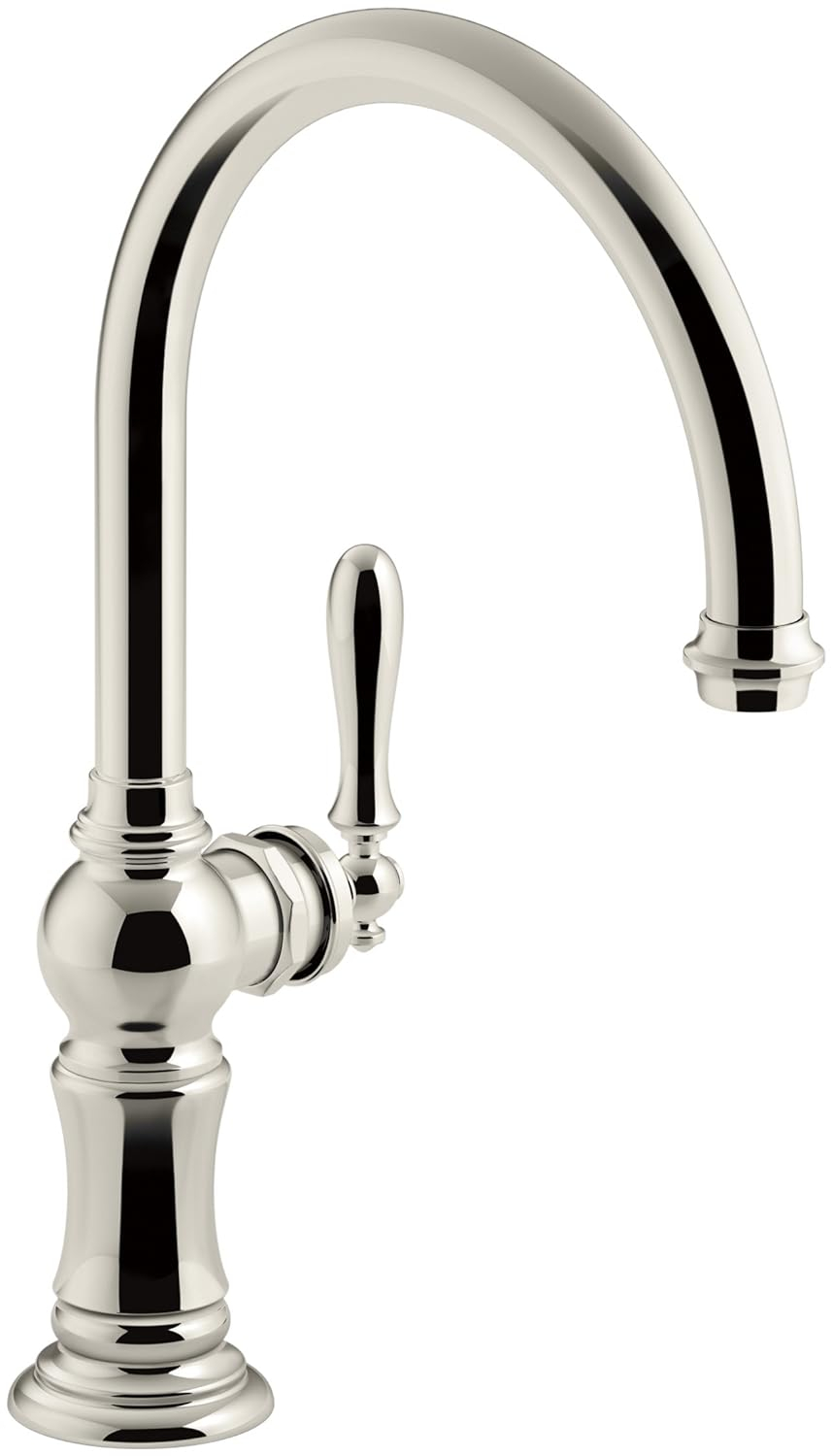 Artifacts® Single-Hole Kitchen Faucet with Swing Spout, Arc Spout Design