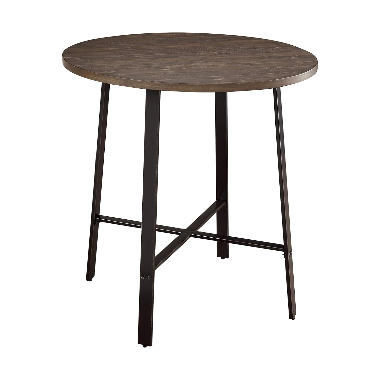 36 in. dia. x 36 in. Chevre Round Counter Height Table - Burnished