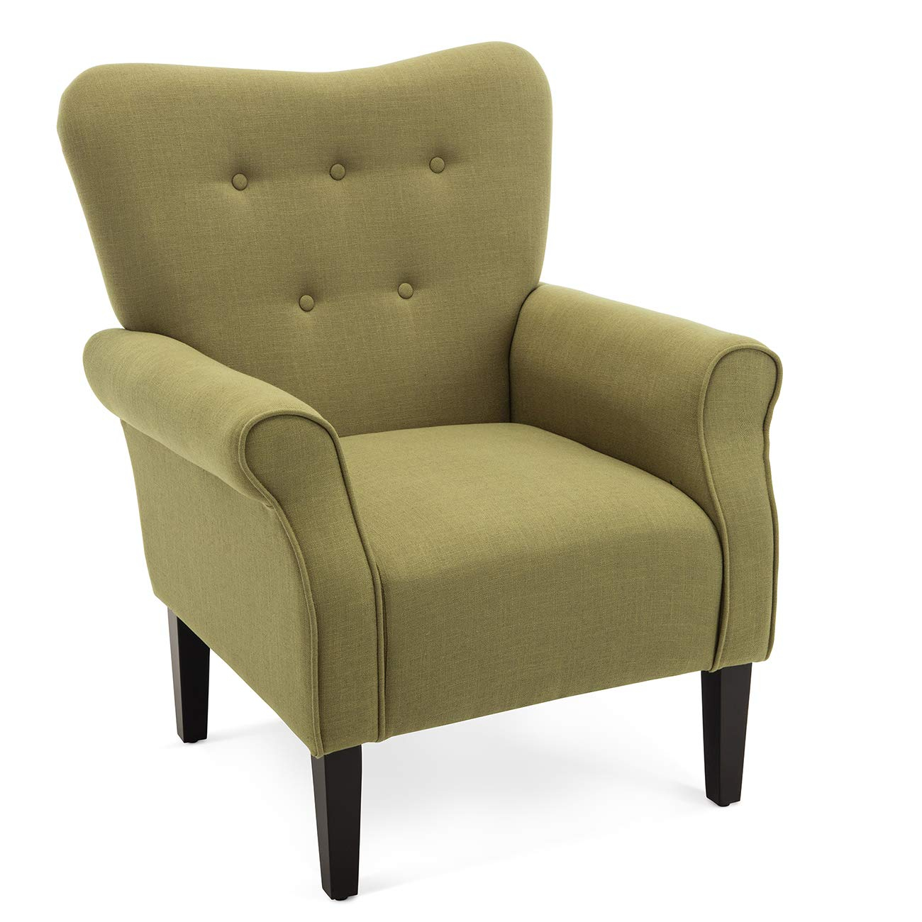 BELLEZE Accent Chair Armchair for Living Room - Allston (Avocado)