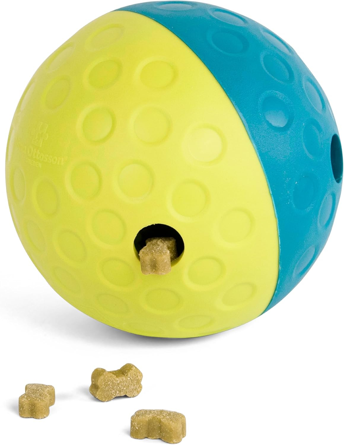 Nina Ottosson by Outward Hound Treat Tumble Interactive Puzzle Dog Toy, Blue, Small