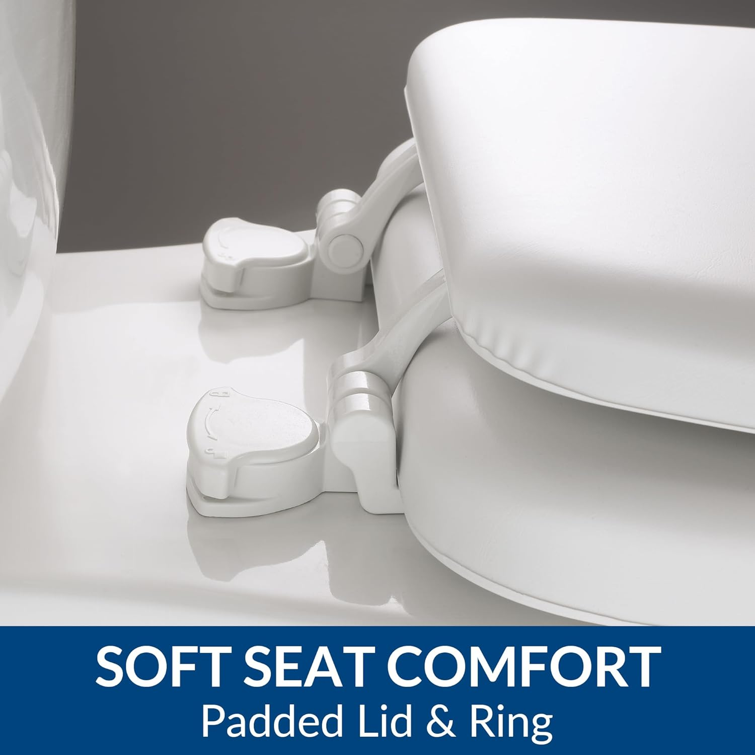 Bemis 274520 Elongated Soft Toilet Seat, White