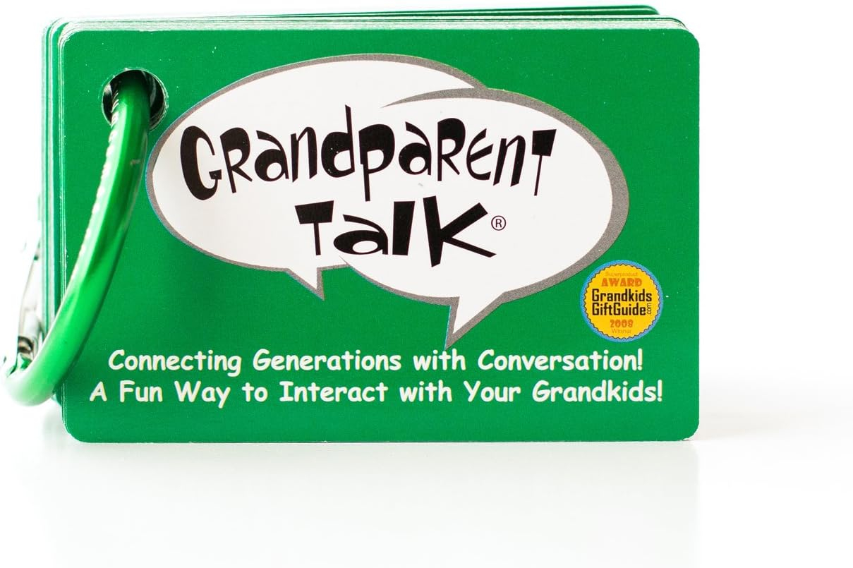 Grandparent Talk Conversation Starter Game, Connecting Generations Thru Conversation