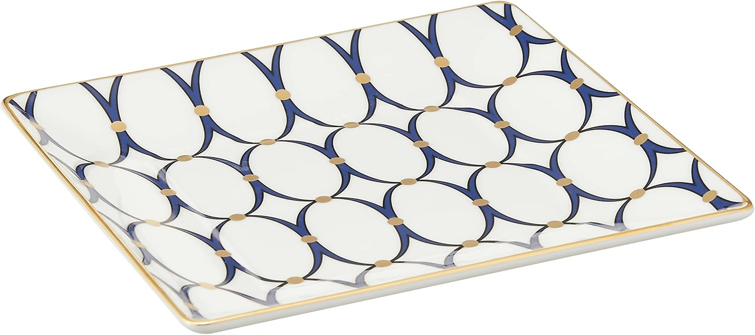 Wedgwood Renaissance Gold Square Tray | Wayfair