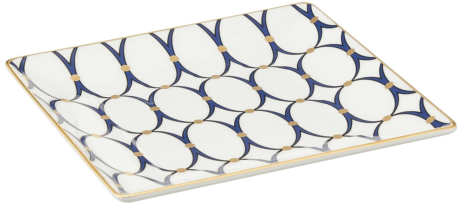Wedgwood Renaissance Gold Square Tray | Wayfair