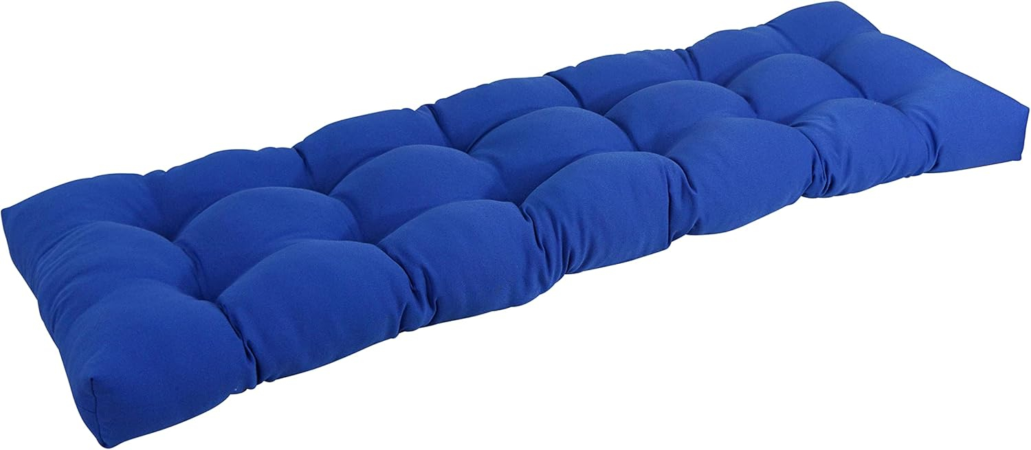 Blazing Needles 55-inch by 19-inch Tufted Solid Twill Bench Cushion