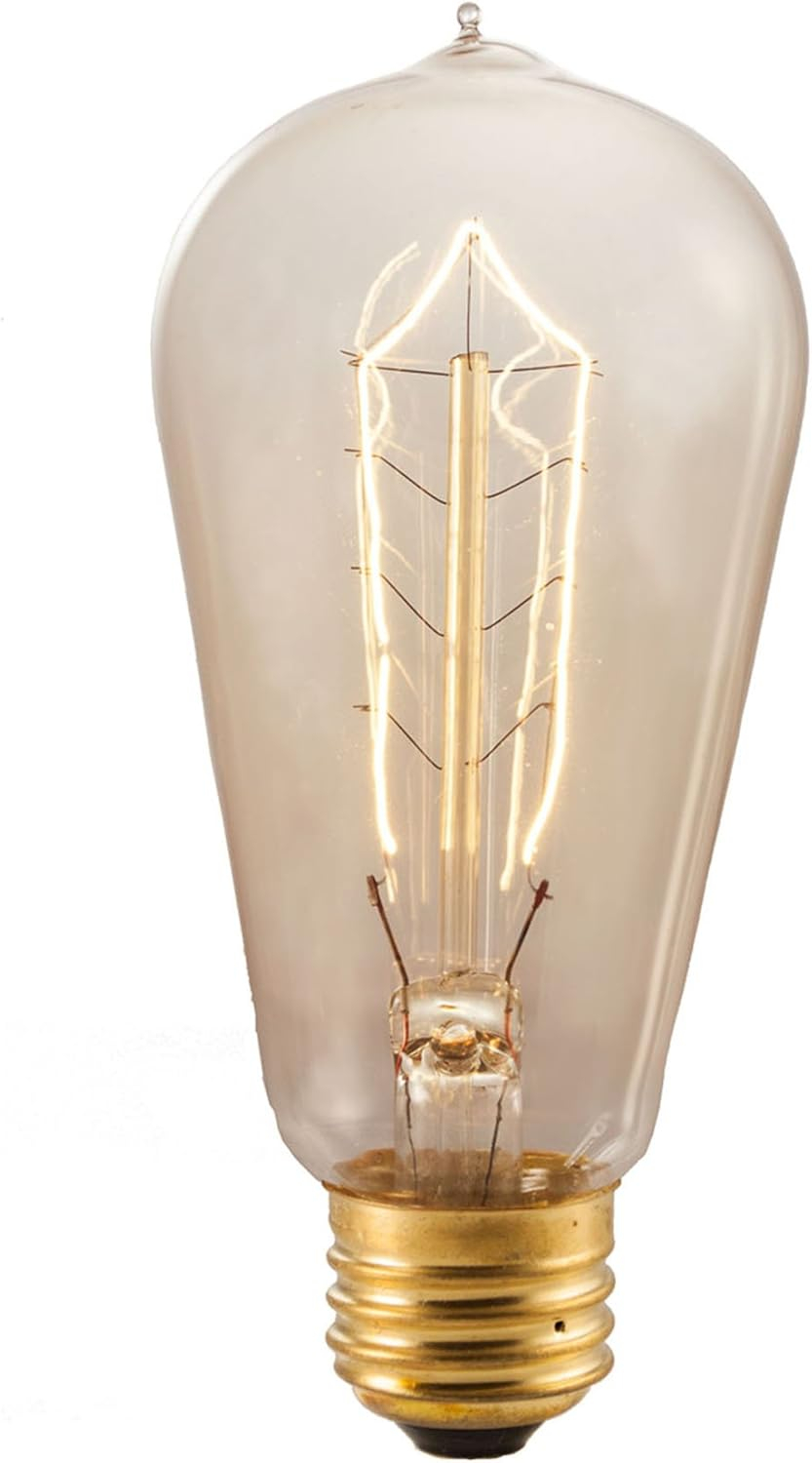 Amber Antique Hairpin Filament Dimmable Incandescent Bulb