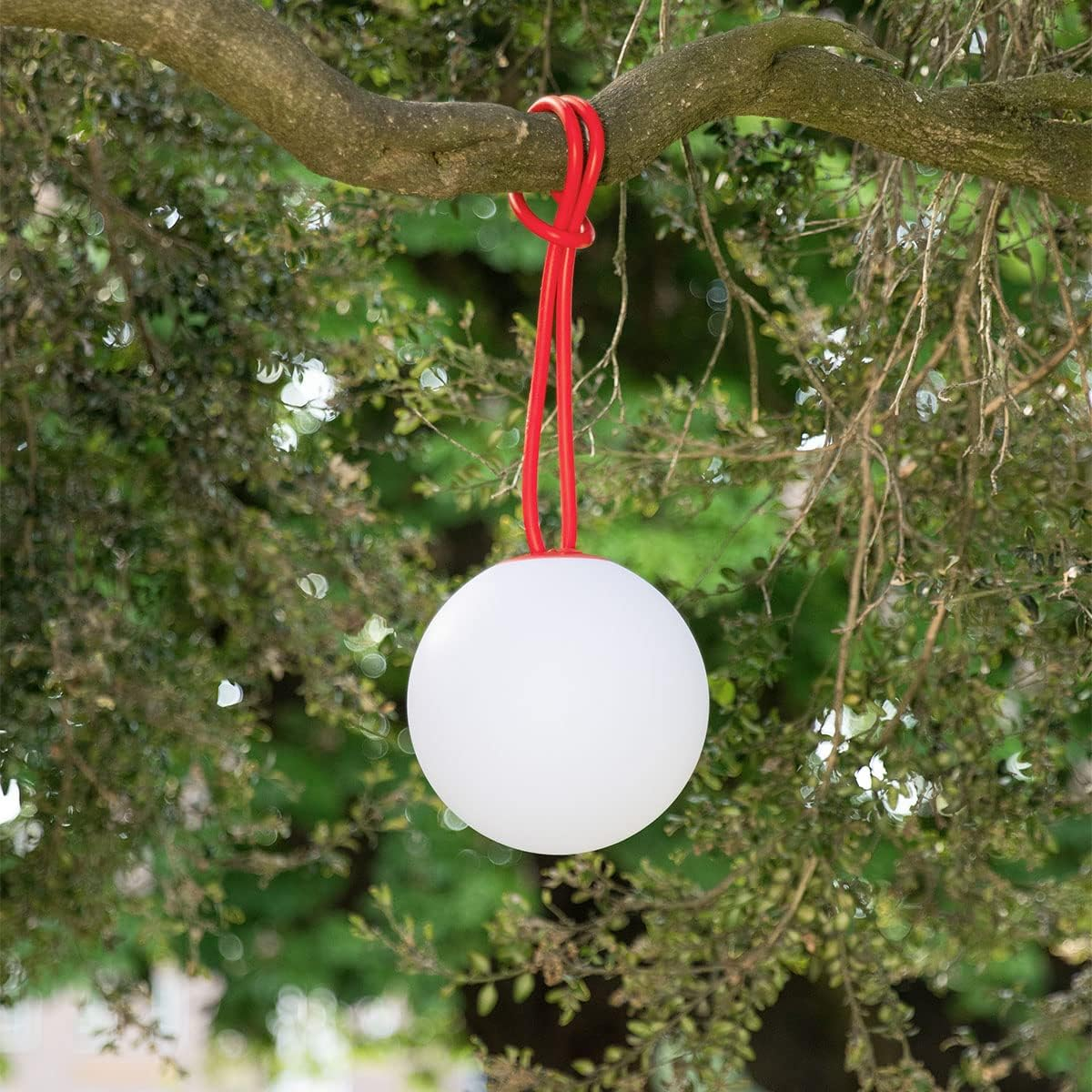 Taupe Cordless LED Hanging and Freestanding Light