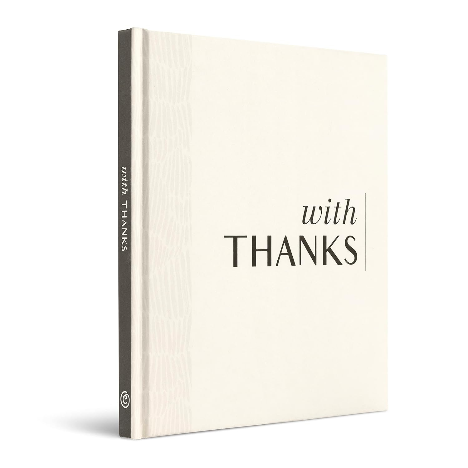 Elegant White Hardcover Self-Help Gratitude Book