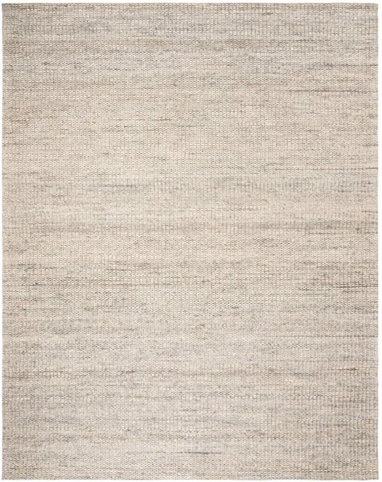 SAFAVIEH Marbella Christina Solid Area Rug, Light Grey, 9' x 12'