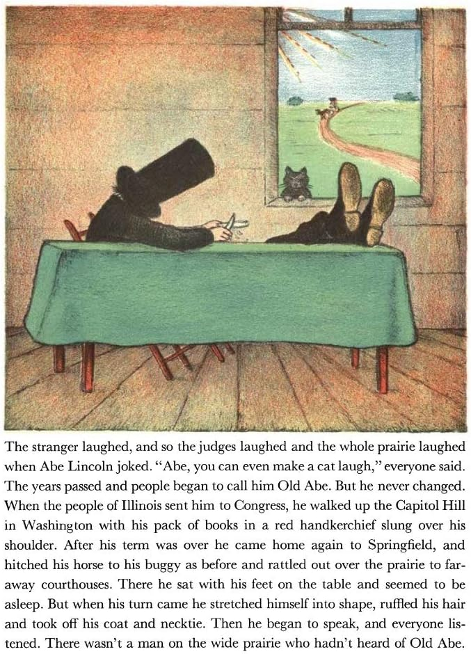 Abraham Lincoln's Frontier Childhood Illustrated Softcover Book