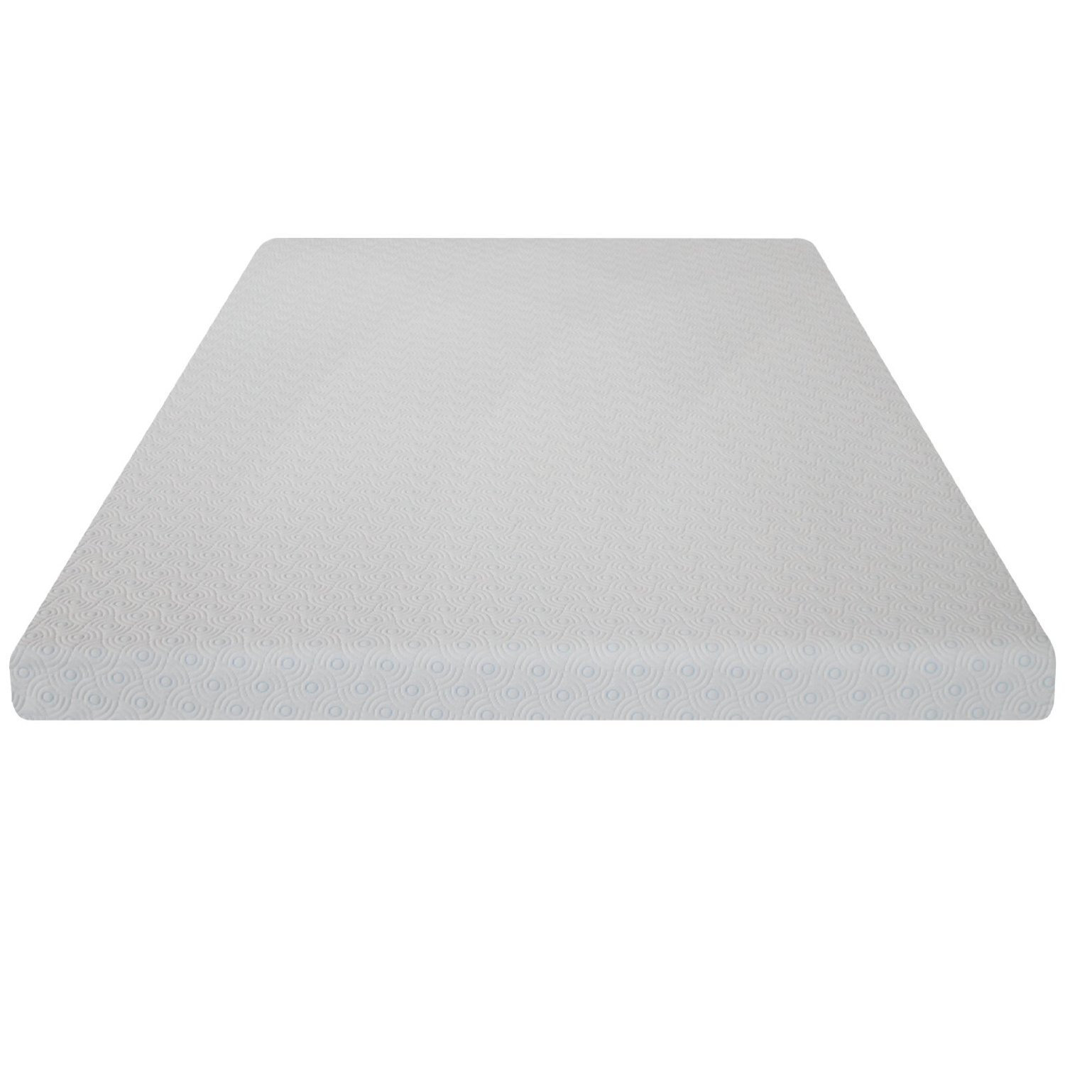 Spring Coil 2-Inch High Density Foam Topper,Adds Comfort to Mattress, Queen Size, 1