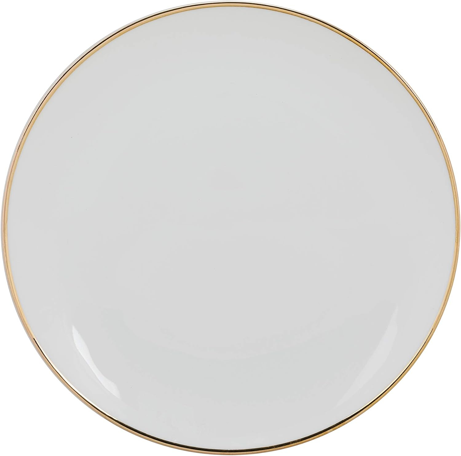 10 Strawberry Street Coupe Gold Line Porcelain Bread & Butter Plate Set of 6