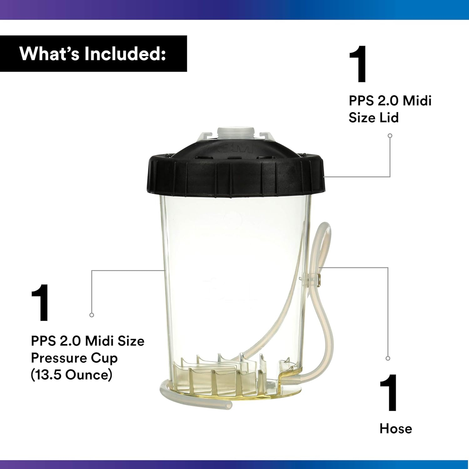 3M 3M PPS Series 2.0 H/O Pressure Cup Midi