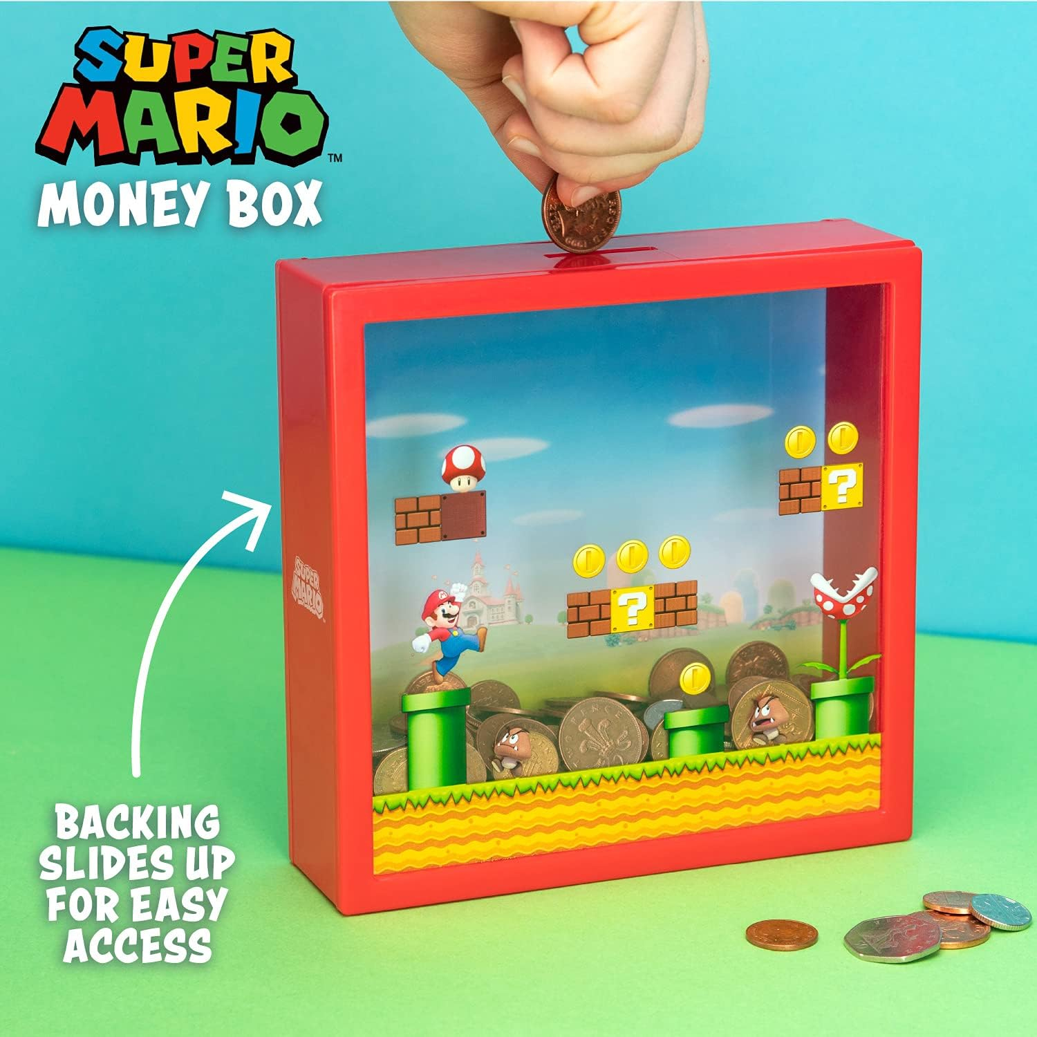 Super Mario Arcade Money Box Nintendo Coin Bank