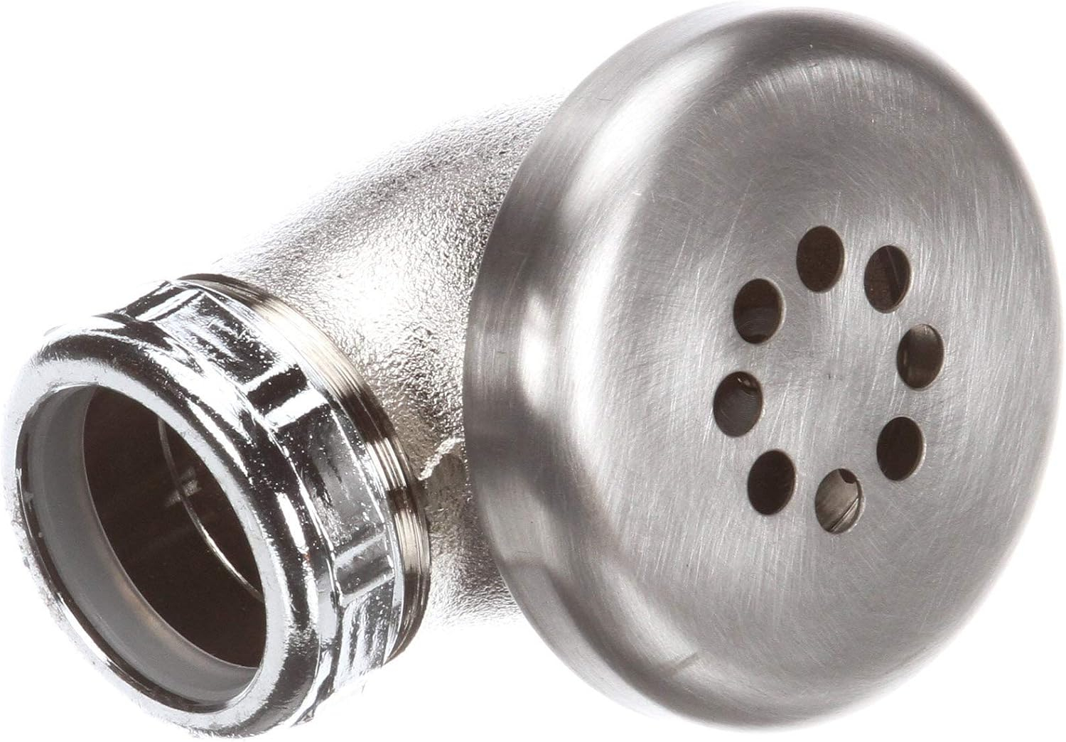 Chrome Plated Brass Overflow Head Assembly for Commercial Sinks