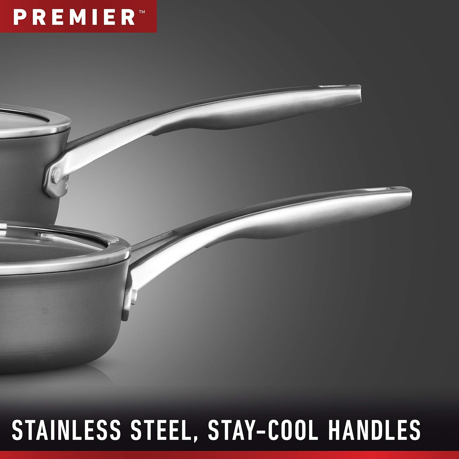 Premier Hard-Anodized Nonstick 11-Inch Square Griddle