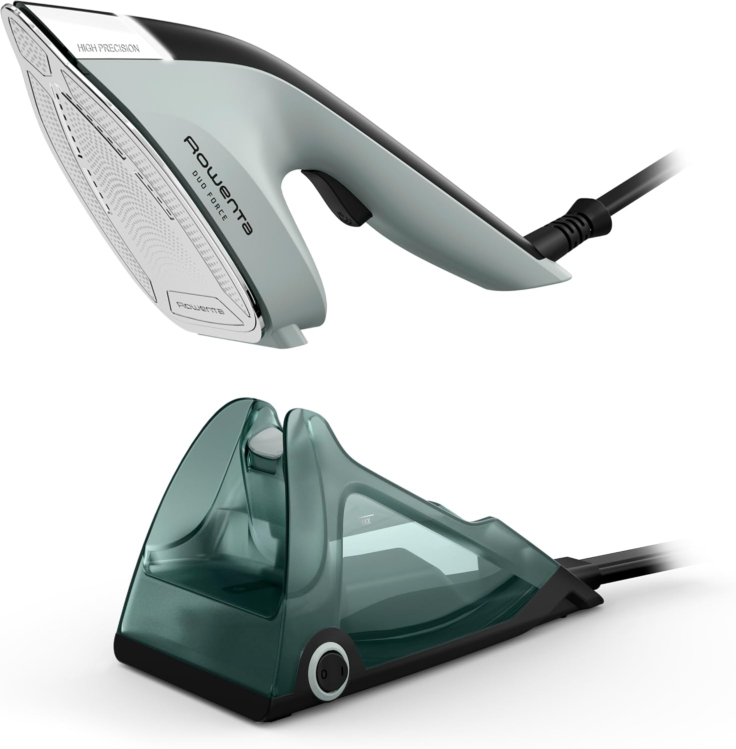 Rowenta Duo Force | 2-in-1 Steam Iron and Clothes Steamer | Versatile and Efficient Garment Care