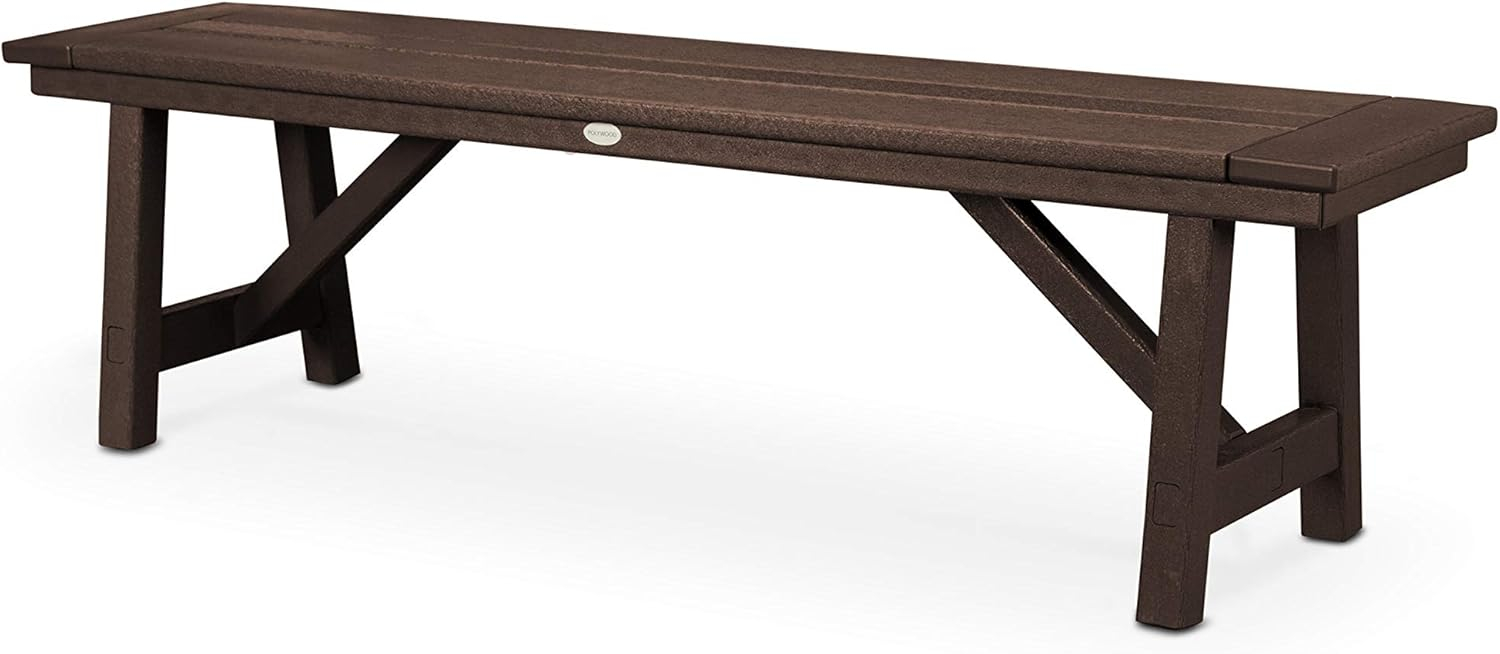 Rustic Farmhouse 60" Backless Bench