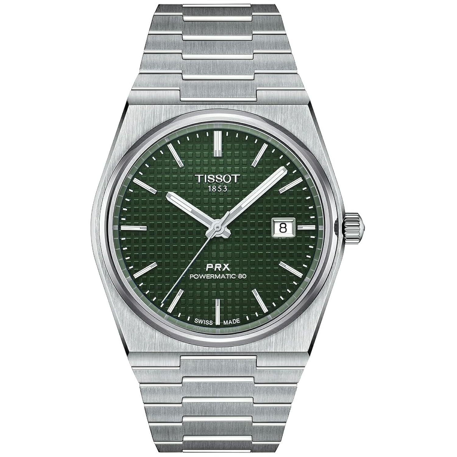 Tissot PRX Powermatic 80 Automatic Green Dial Men's Watch T137.407.11.091.00