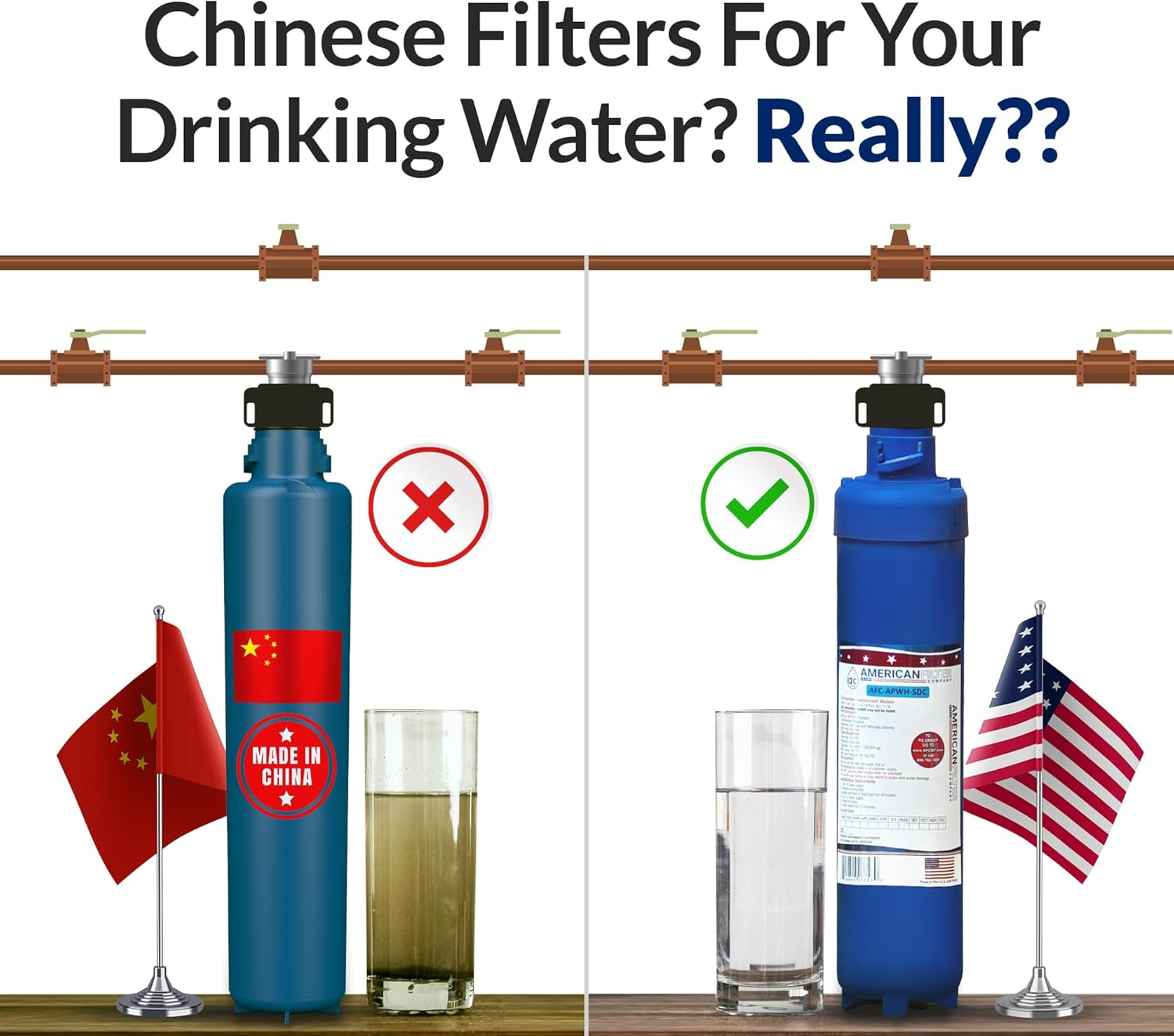 AFC Brand Water Filters, Compatible with 3M AquaPure 56210-08 Water Filters (made by AFC)