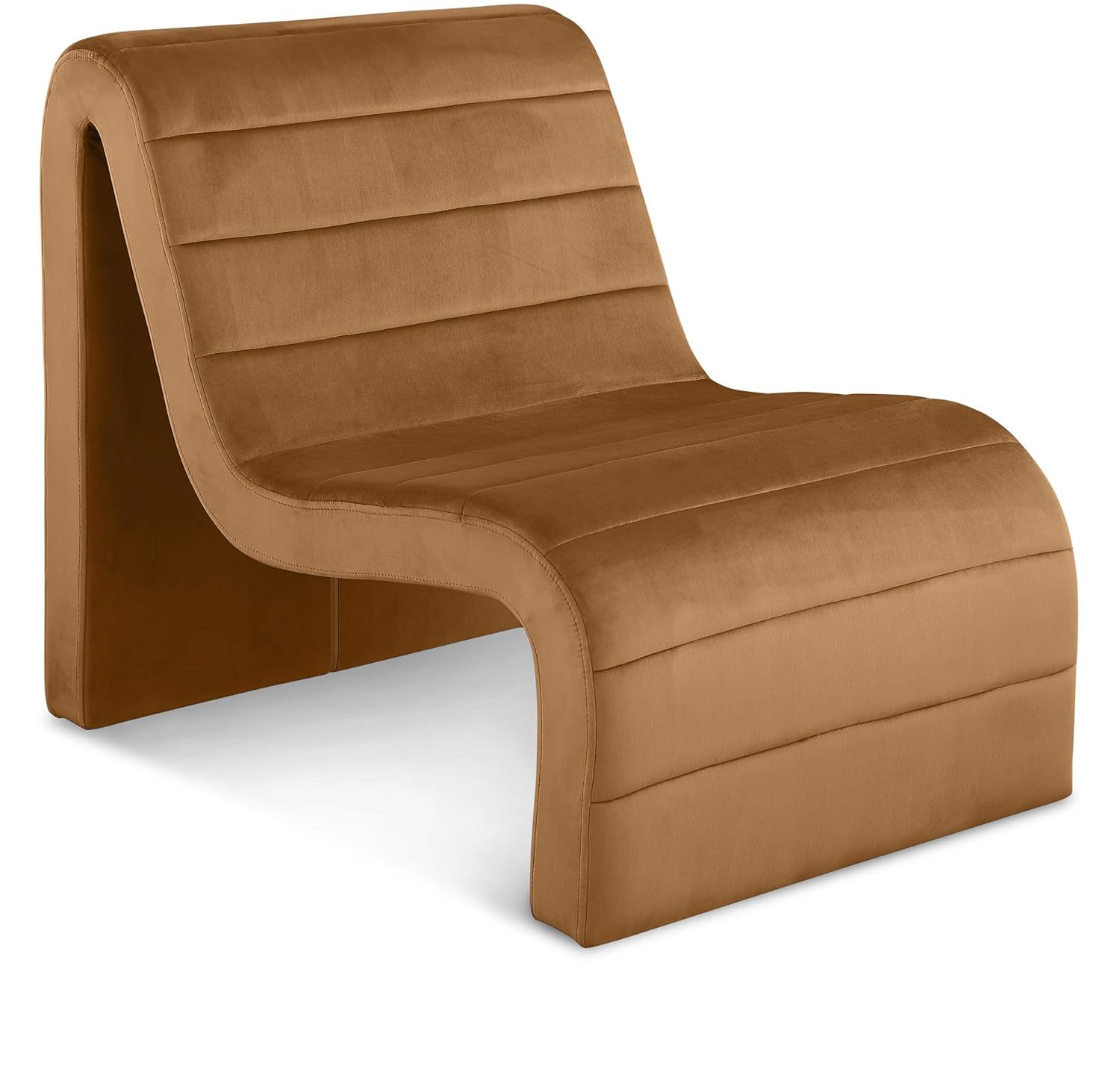 Meridian Furniture Ivy Saddle Velvet Accent Chair