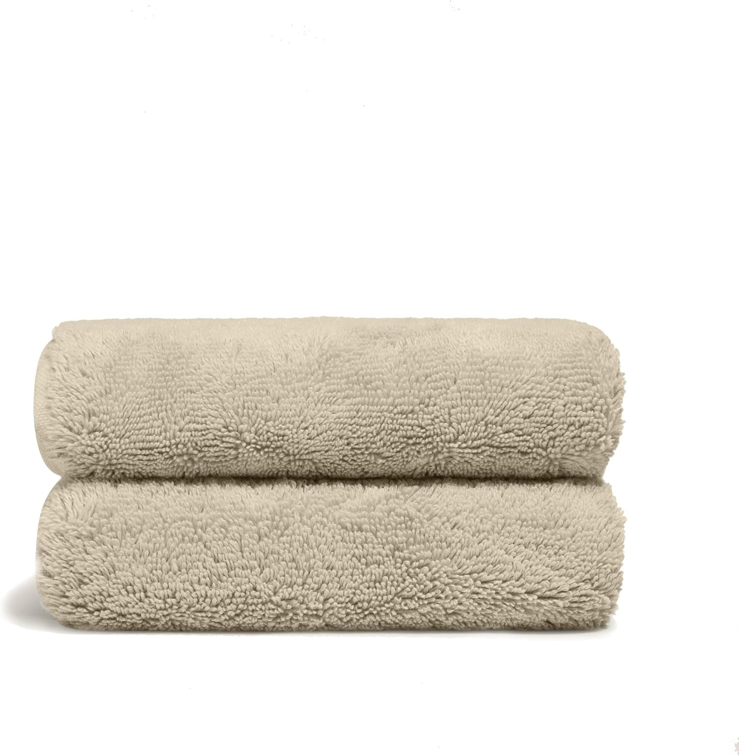 Italic Ultraplush Australian Cotton Hand Towels - Set of 2 Luxury Hand Towels, Ultra Soft and Highly Absorbent 800GSM,100% Cotton Towels for Bathroom,Shower, Hotel, and Spa (Sand)