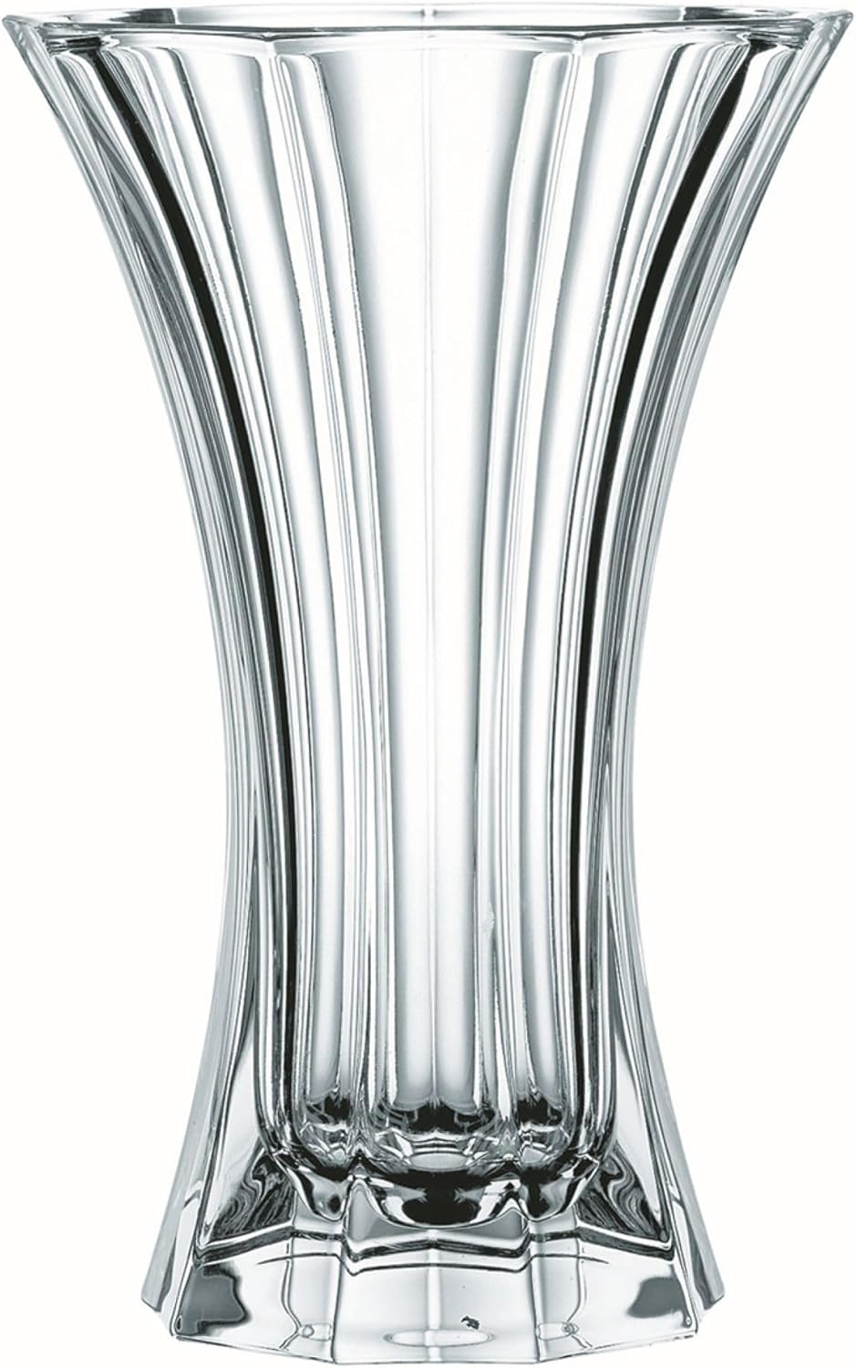 8 in. Clear Saphir Crystal Vase