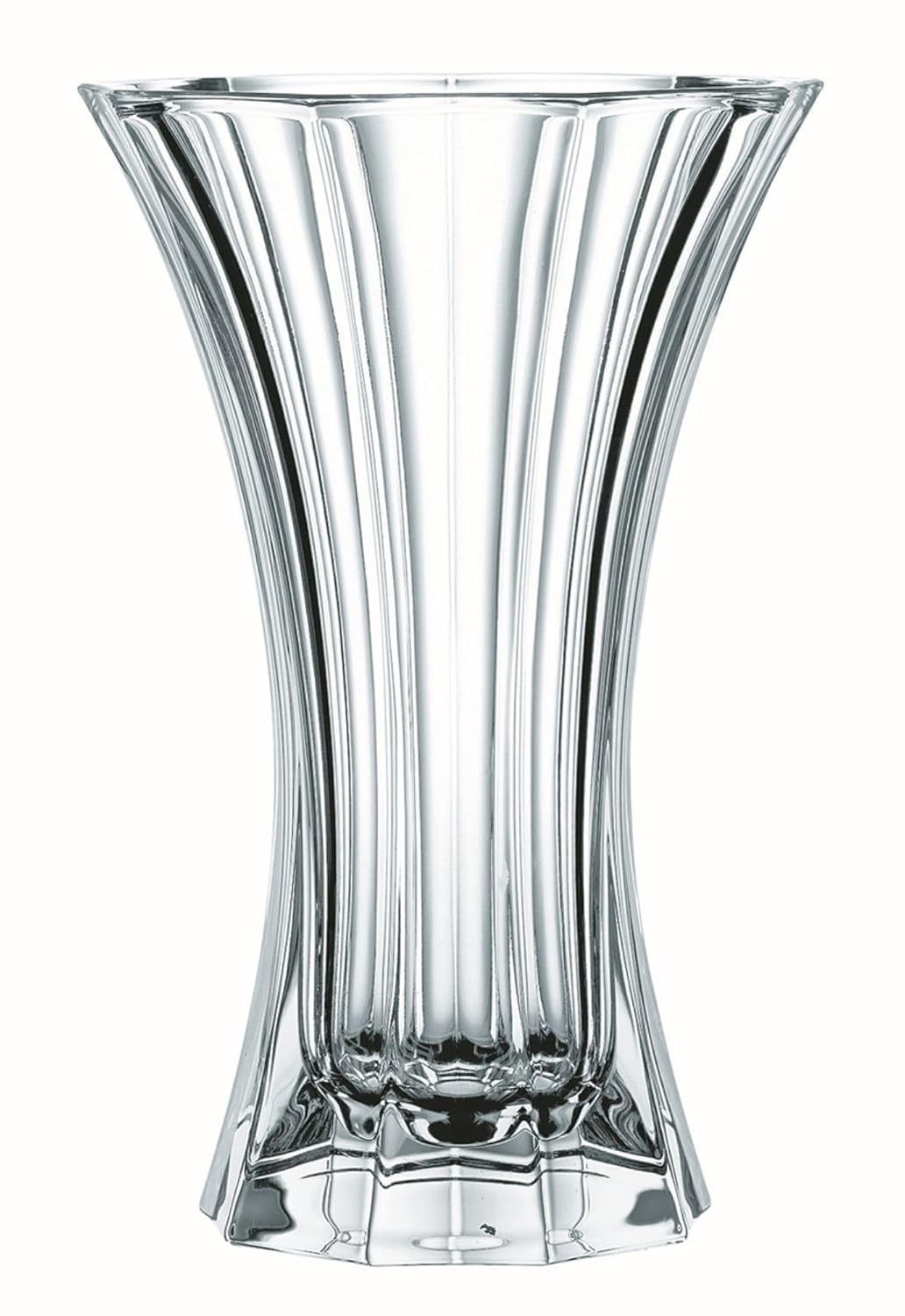 8 in. Clear Saphir Crystal Vase
