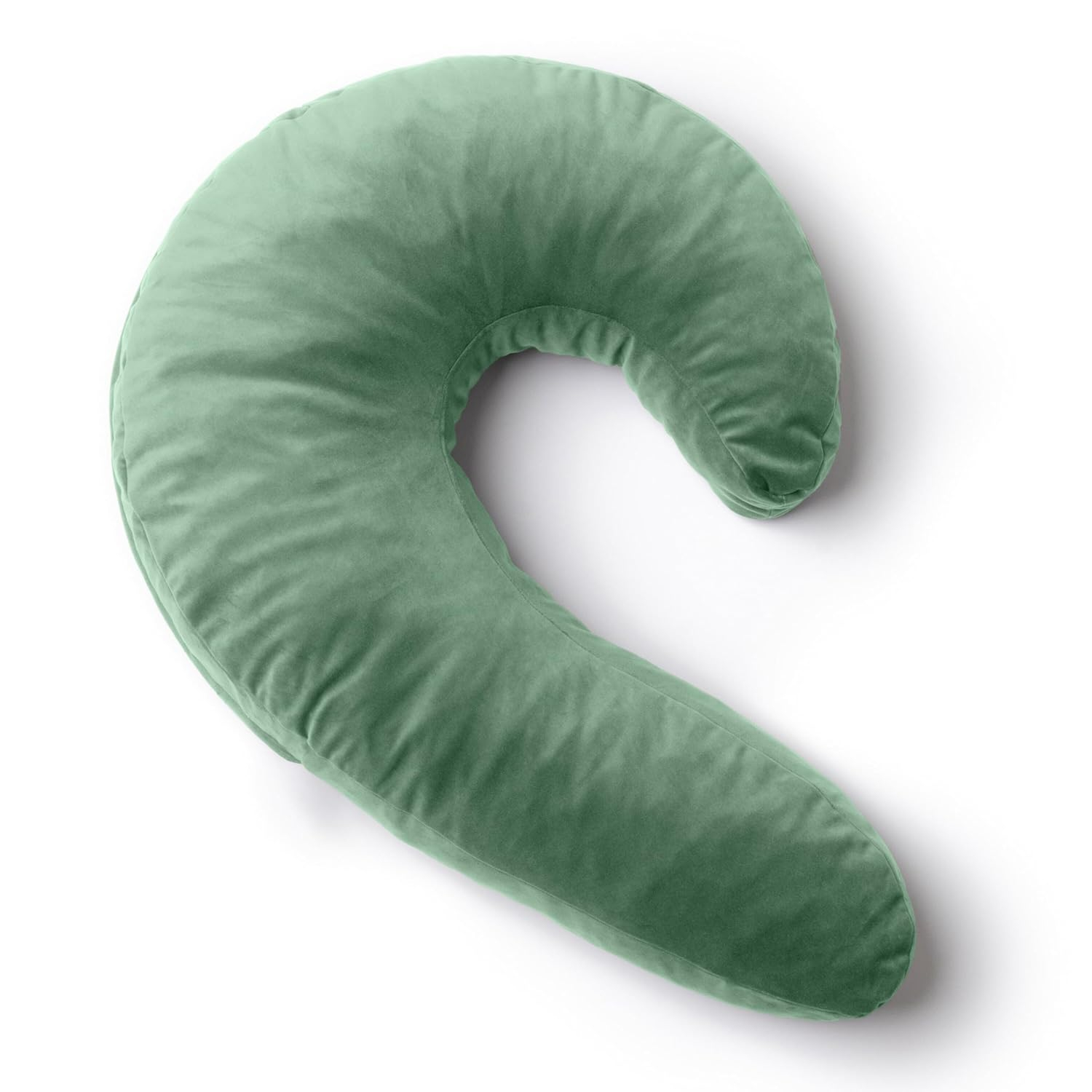 Avana Uno Adjustable Memory Foam Snuggle Pillow for Side Sleepers, Sage
