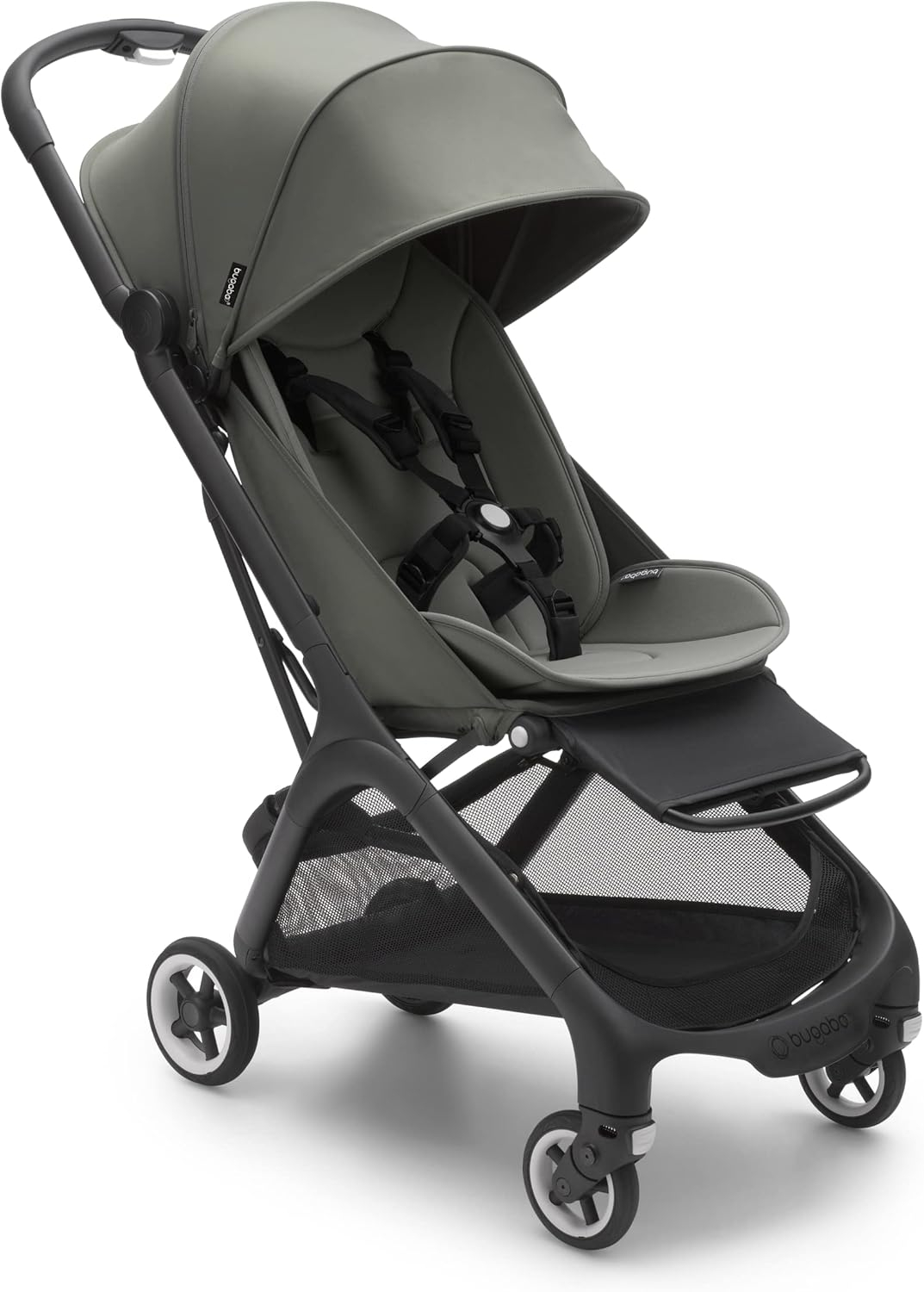 Desert Taupe Ultra-Compact Lightweight Stroller with Adjustable Canopy