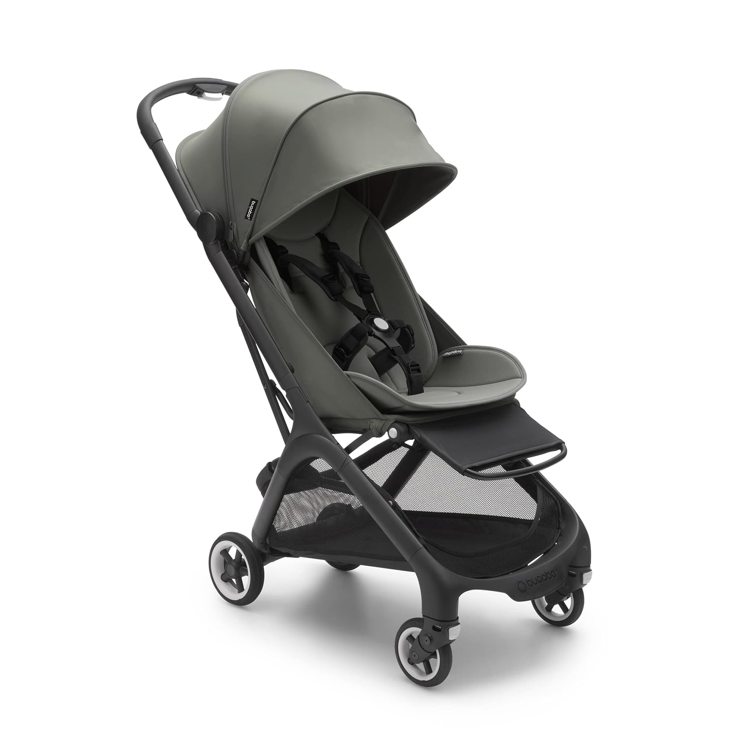 Desert Taupe Ultra-Compact Lightweight Stroller with Adjustable Canopy