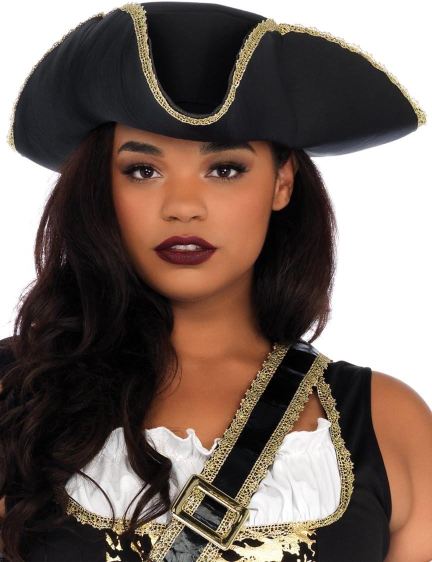 Leg Avenue Women's Black Sea Sexy Buccaneer Pirate Costume