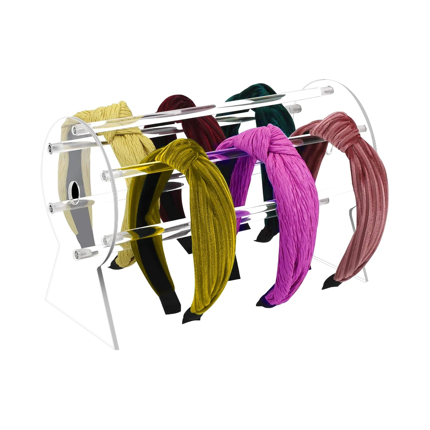 Headband Holder,Hairband Display Stand, Clear Jewelry Organizer for Girl Women Gifts, The Perfect Headband Display Organizer