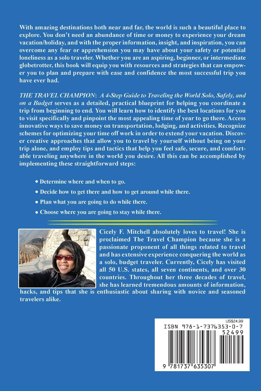 The Travel Champion: A 4-Step Guide to Solo, Safe, Budget Travel