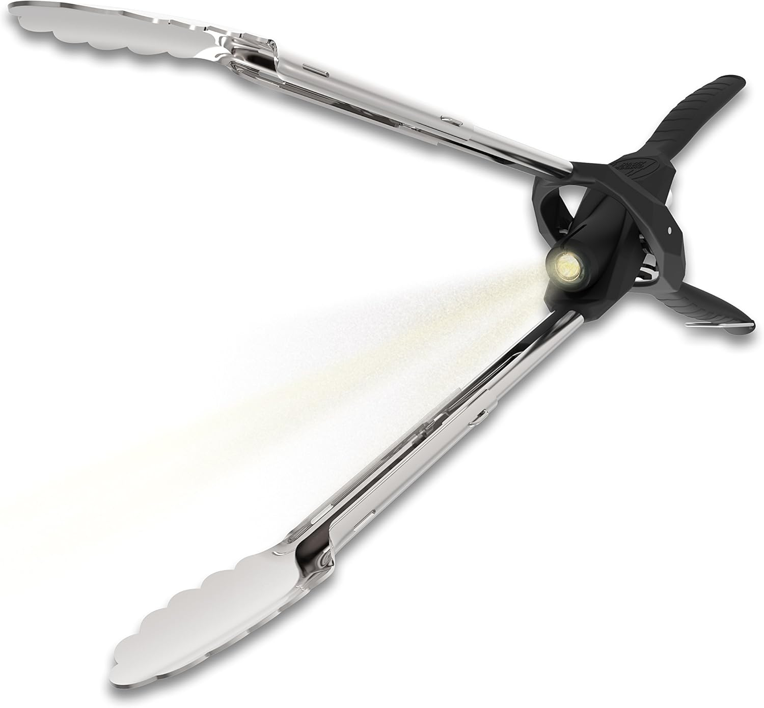 Stainless Steel Illuminating Grill Tongs with LED Light
