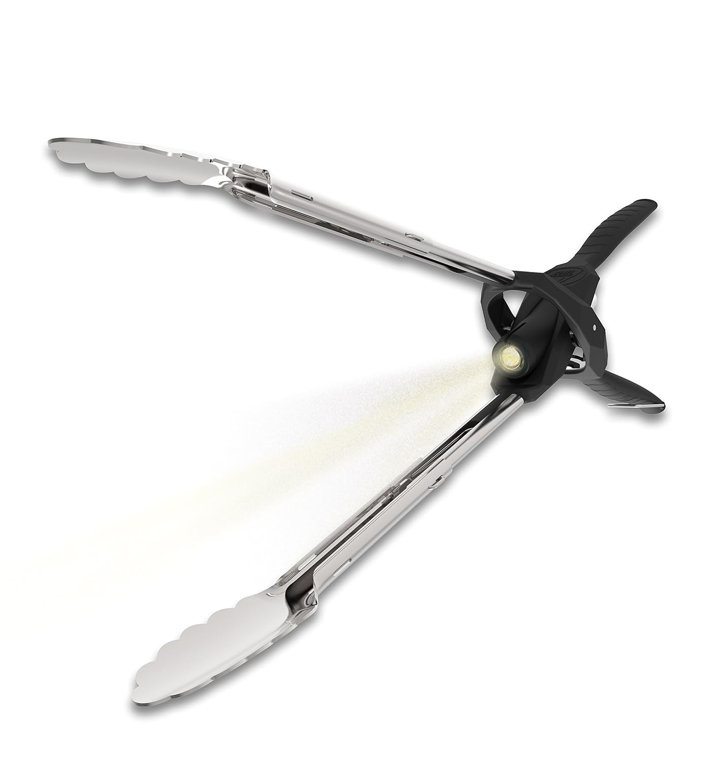 Stainless Steel Illuminating Grill Tongs with LED Light