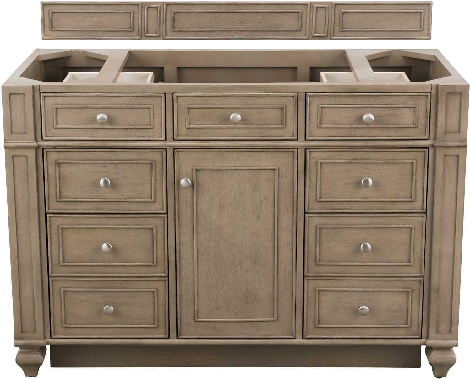 James Martin Vanities 157-V48 Bristol 48" Single Basin Hardwood Vanity Cabinet Only - Wood
