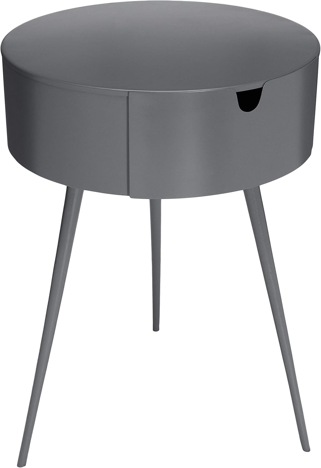 Meridian Furniture Bali Gray Metal Nightstand